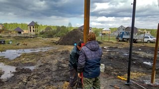 Заказать монтаж винтовых свай в Котлас - цена под ключ с доставкой от 1864 шт