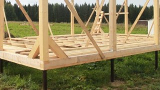 Сарай на винтовых сваях или хозблок на сваях Котлас цена от 2537 руб. / шт.