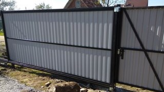 Купить сваи для ворот в Котлас. Заказать ворота на сваях под ключ от 21746 руб